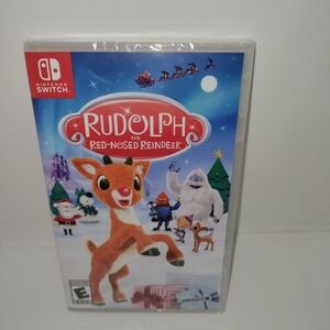 Nintendo Switch Rudolph the Red-Nosed Reindeer Game - Red and Blue